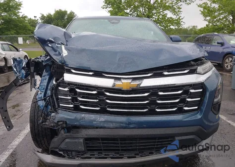 2025 Chevrolet Equinox Fwd Lt из США, поврежденный, VIN 3GNAXHEG7SL207177